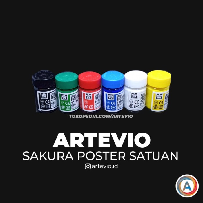 Jual Cat  Lukis Sakura Poster Satuan  Kuning Kota 