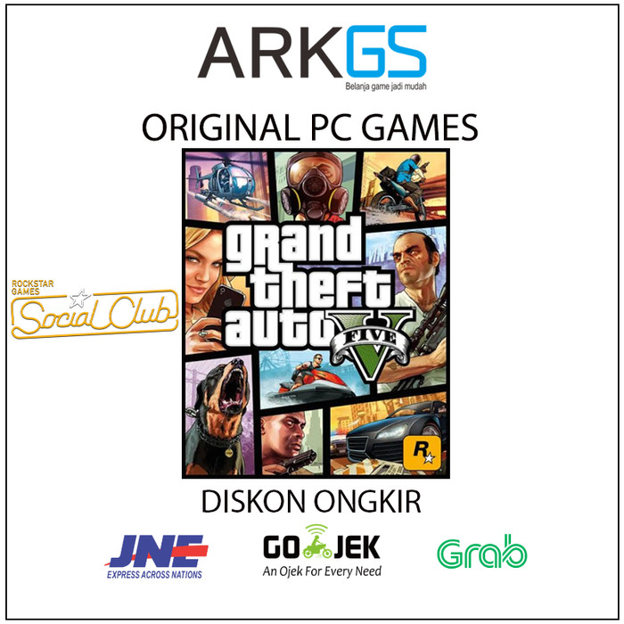 Jual PC Games Original Grand Theft Auto 5 GTA 5 Versi 