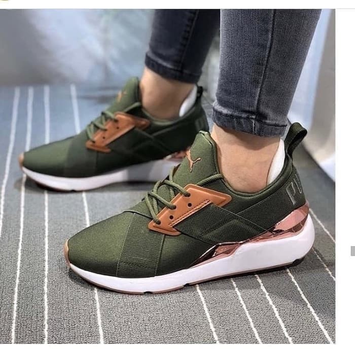 puma muse green