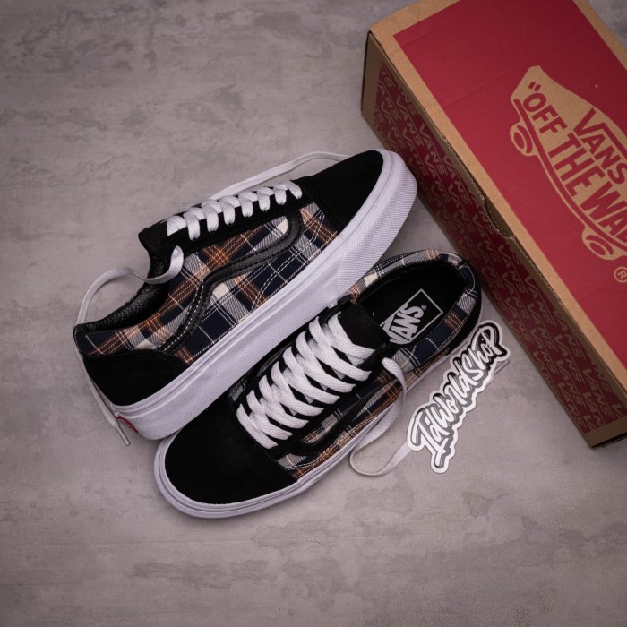 vans plaid mix old skool
