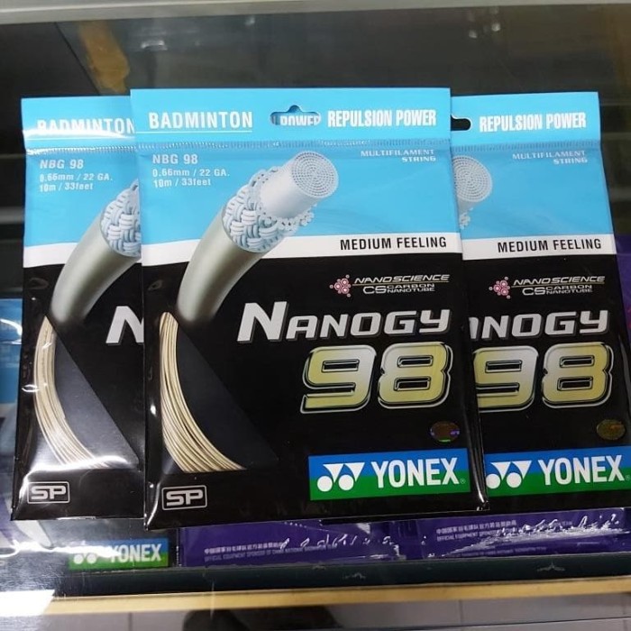 Jual Senar Badminton Yonex Nanogy 98 0.66 mm Original ...