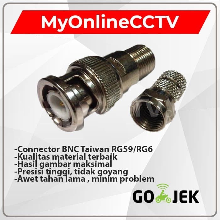 Harga Konektor Bnc Cctv