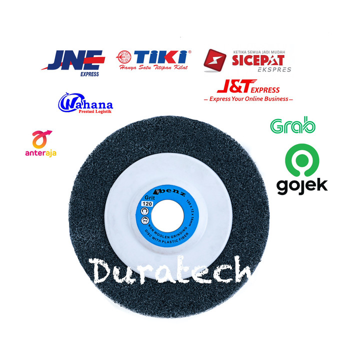 Jual Non woven grinding disc 4" grit 120 / Mata poles stainless steel