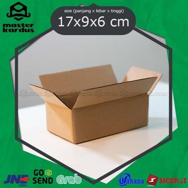 Jual KARDUS  BOX KARDUS  PACKING 17x9x6 CM MURAH POLOS 