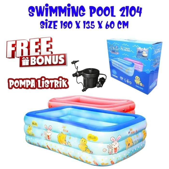 Jual FREE POMPA Kolam Renang Anak Doctor Dolphin - Kota ...