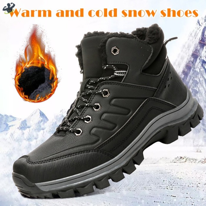 mens fleece lined winter boots