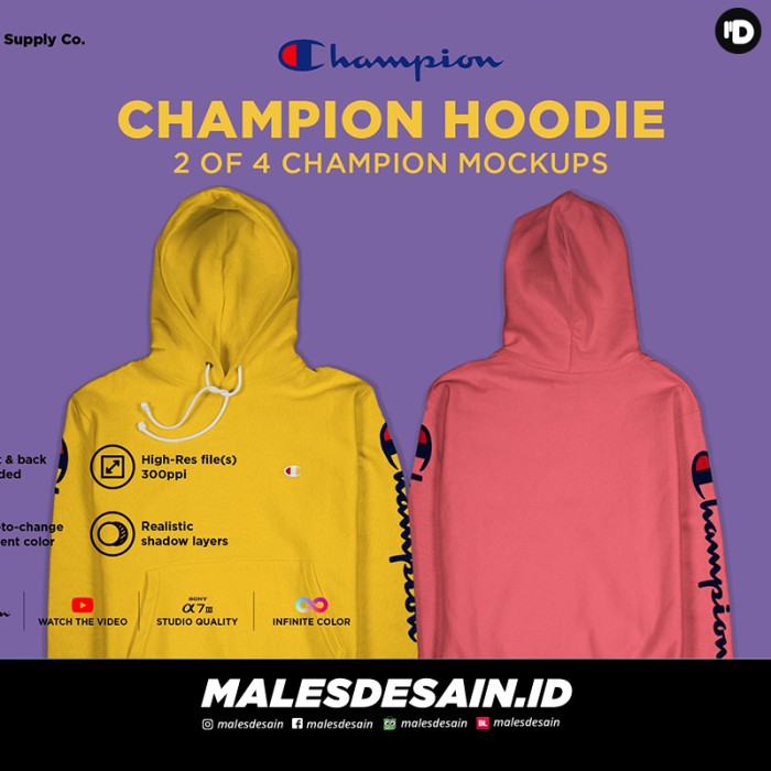 Download Jual Champion Hoodie Mockup Mockup Malesdesain Jakarta Timur Malesdesain Tokopedia PSD Mockup Templates