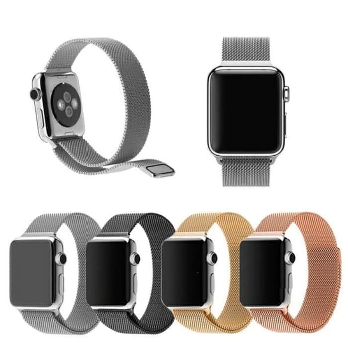 Jual Milanese Loop Magnet Strap Apple Watch Iwatch Series 5 4 3 Premium Ori Hitam Jakarta Utara Guardia Shop Tokopedia