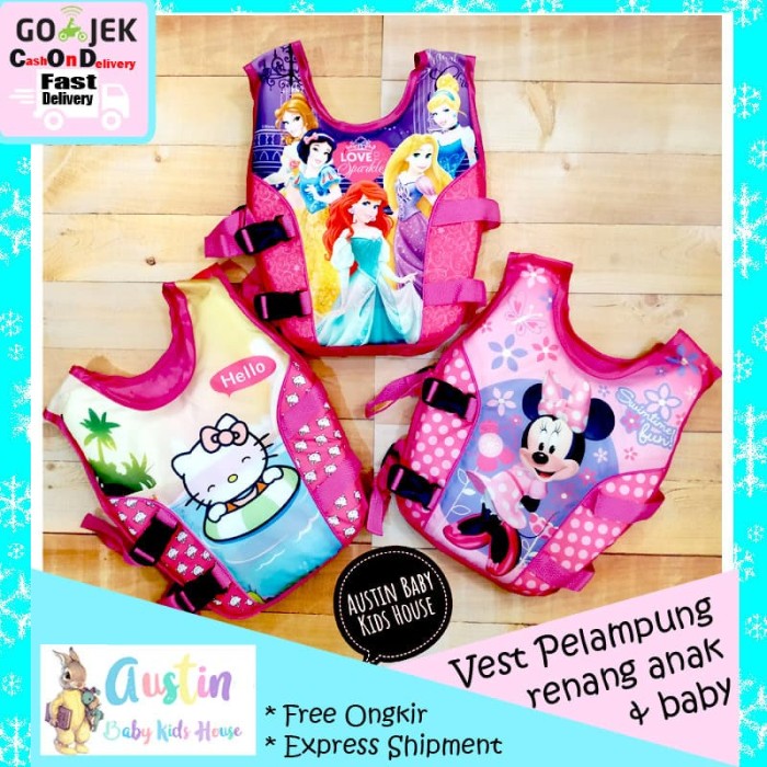 Jual vest pelampung baju rompi renang anak dan bayi - Kota Bandung