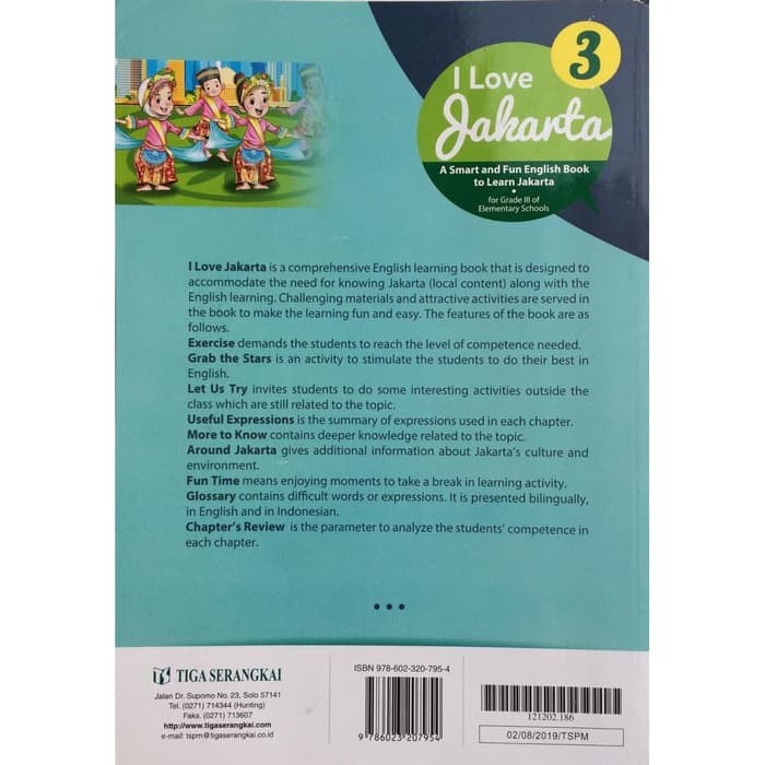 Jual Buku Sd Baru Buku Bahasa Inggris Kls 3 I Love Jakarta Penerbit Tiga Jakarta Barat Kamilaoktaviani Tokopedia