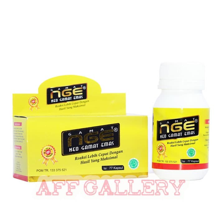 Jual Kapsul NGE Neo Gamat Emas Isi 77 Kapsul - Jakarta