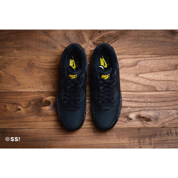 air max 90 black amarillo