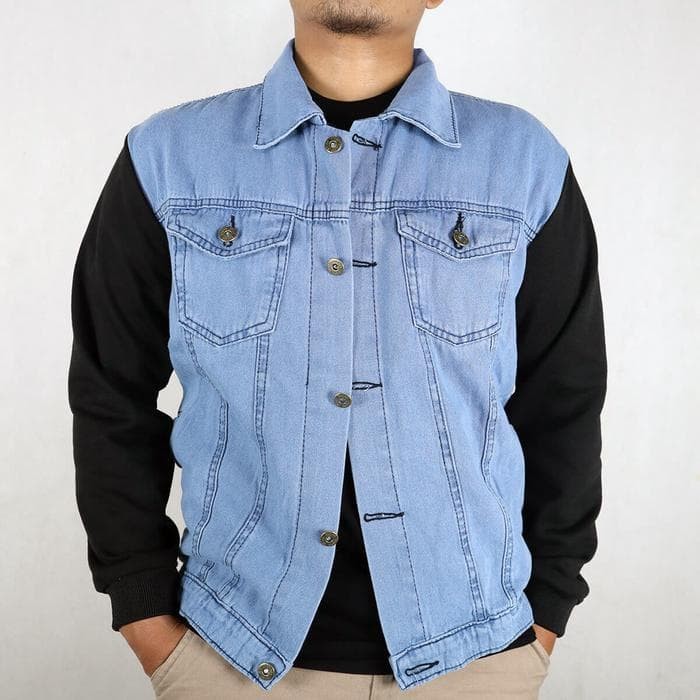 jaket jeans motor
