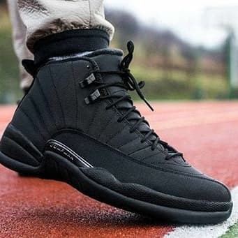 triple black jordan 12