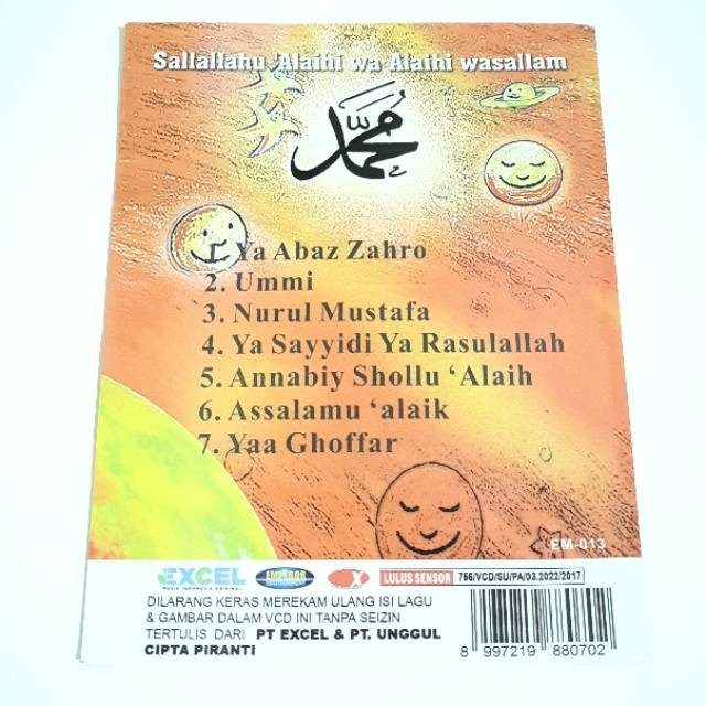 Jual Kaset Vcd Original Cinta Rasul Ii Haddad Alwi Sulis