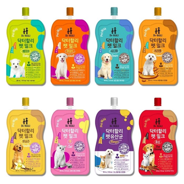 Jual Dr Holi Pet Milk 200ml Susu  Anjing Kucing Merah  