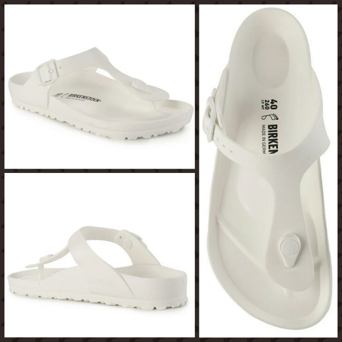 rubber birkenstock gizeh