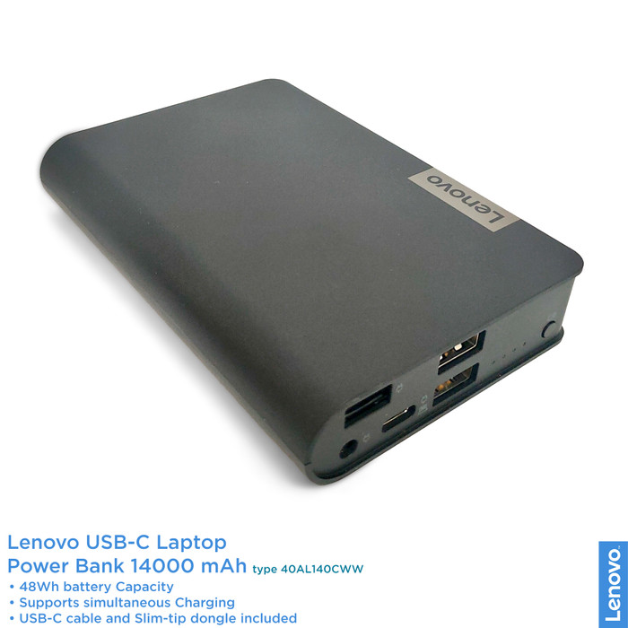 Lenovo Usb C Laptop Power Bank 14000 Mah Lenovo Us