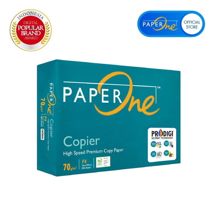 Promo PaperOne Kertas  HVS Fotocopy 70g F4  Ream Jakarta 