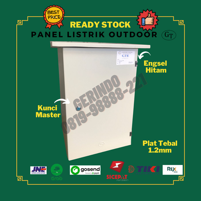 Jual Box  Panel Listrik  Outdoor Topi 70x50x20cm Jakarta 