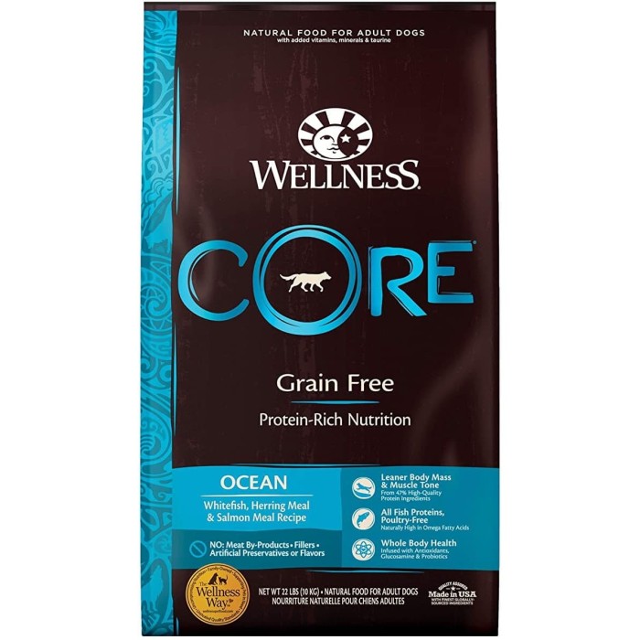 wellness core fish dog food