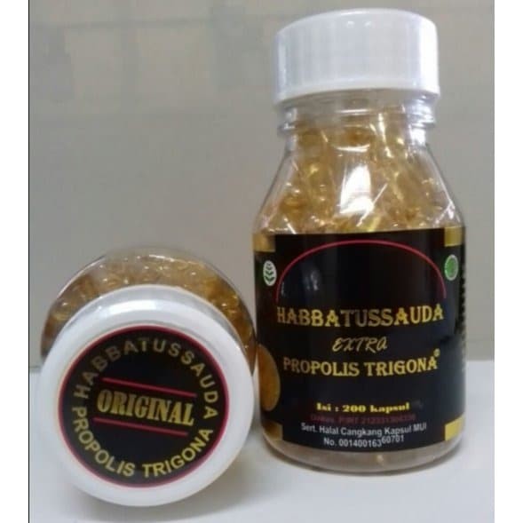 Jual habbatussauda plus extra propolis trigona/obat asam