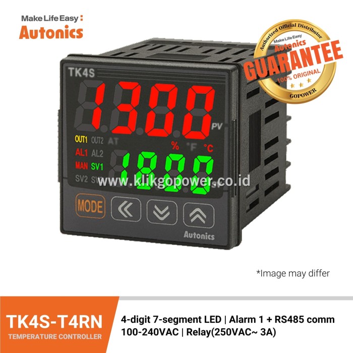 Jual AUTONICS TEMPERATURE CONTROL - TK4S-T4RN - Jakarta