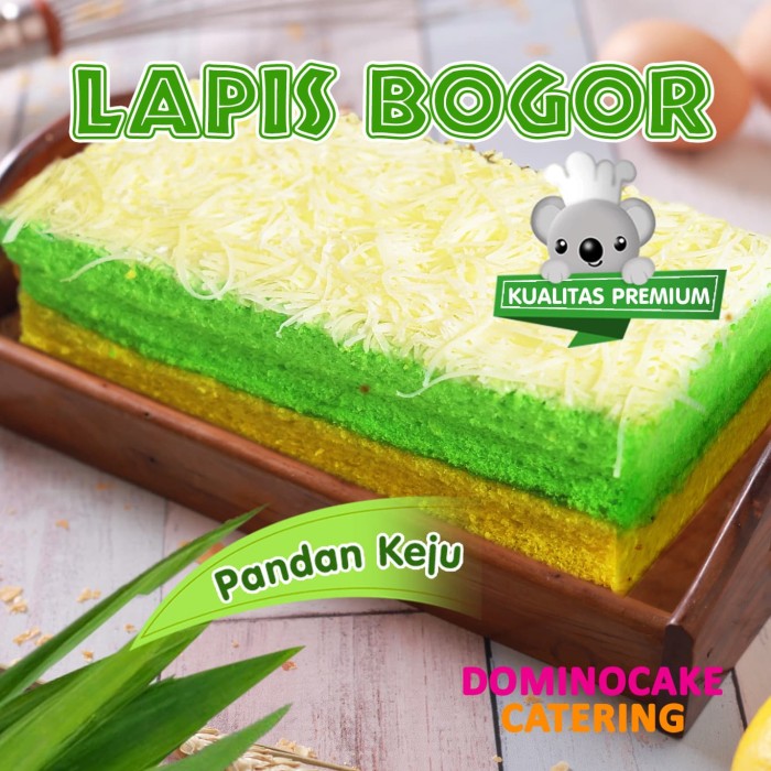 Jual Lapis Bogor Bolu pandan Lapis Bogor premium Dominocake Jakarta Timur Dominocake