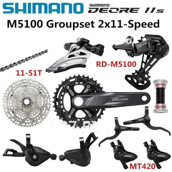 harga groupset shimano deore