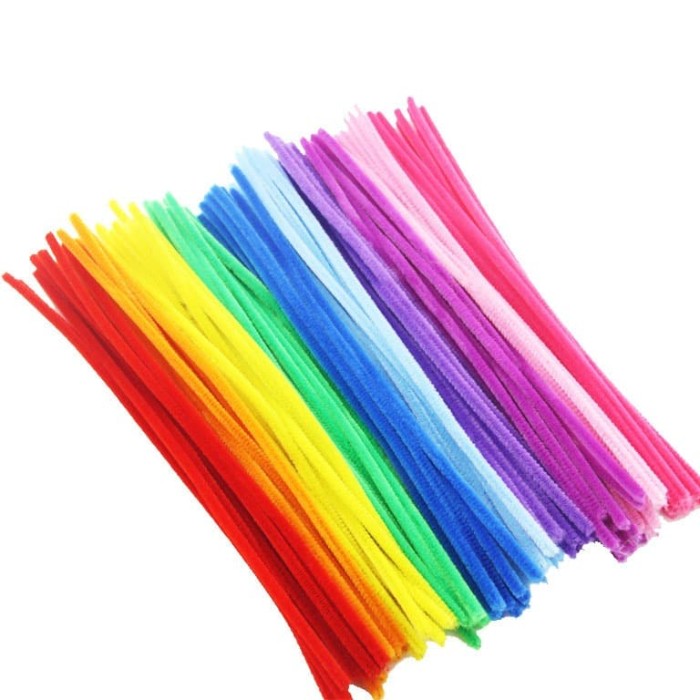 Jual Pipe Cleaner Kawat bulu 30 cm mainan anak edukasi Jual Pipe Cleaner Kawat bulu 30 cm mainan anak edukasi