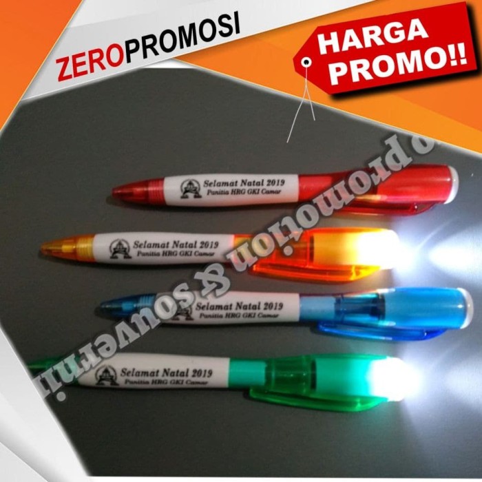 Jual Pulpen Senter Lucu dan Unik  bisa sablon logo  untuk 