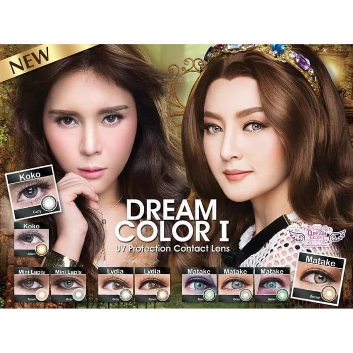 Foto Produk Softlens LISA By Dream Color1 (-0.25 s.d -4.00) Harga Satuan/Sebelah dari GoGo-Store