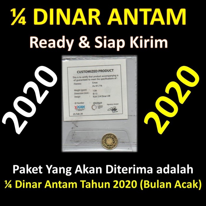 Jual Koin Dinar Emas LM 1.06 Gr Gram Coin Logam Mulia ...