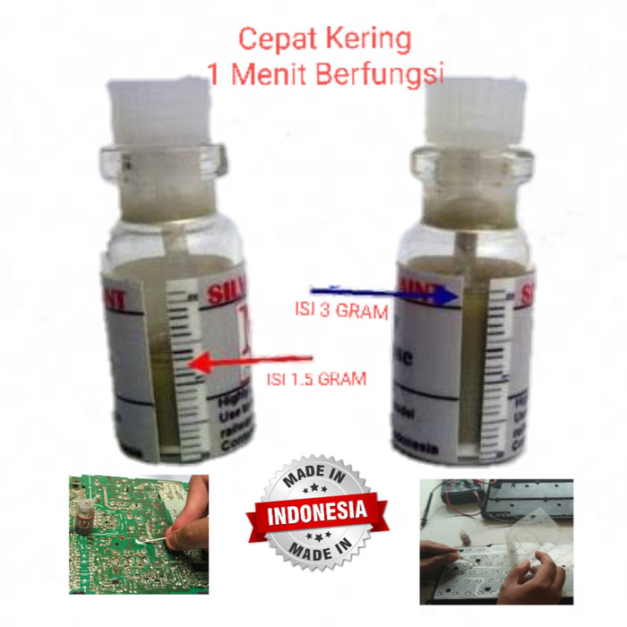Foto Produk Silver conductive paint Merk MJ chemical isi 3 Grams dari mjstation