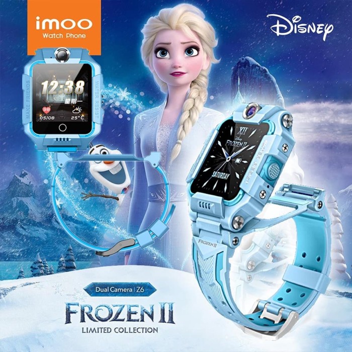 Jual Jam Tangan Imoo z6 Smartwatch Anak Frozen II - Biru