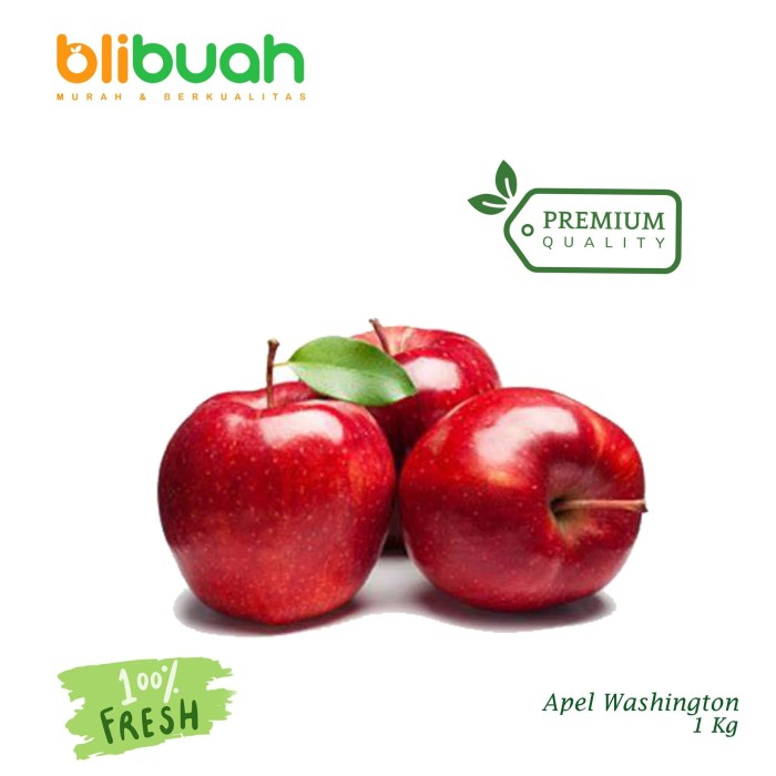 Jual Apel  Washington  Fresh 1kg APEL  Merah Red Apple 