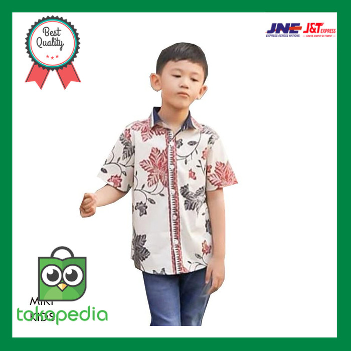 Jual Jual MIKI KIDS Kemeja Batik  Anak Laki  Laki  Limited 