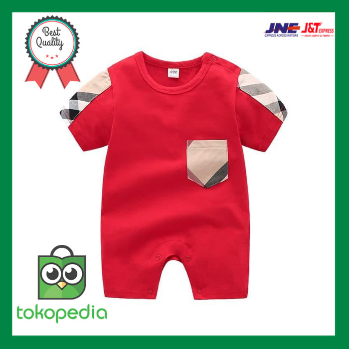 red baby jumper