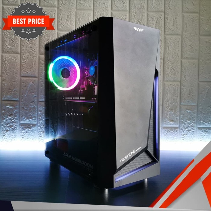 Jual PC Gaming Intel Core i3-9100F 3.6GHz Ram 8GB DDR4 Vga 