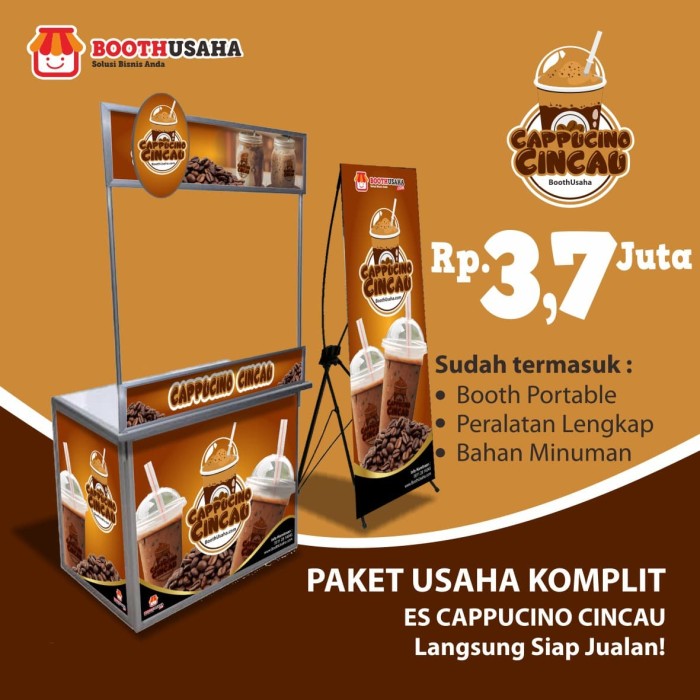 Jual Paket Usaha Capcin Cappucino Cincau Booth Peralatan Alat Bahan Lengkap Kab Tangerang Booth Usaha Tokopedia