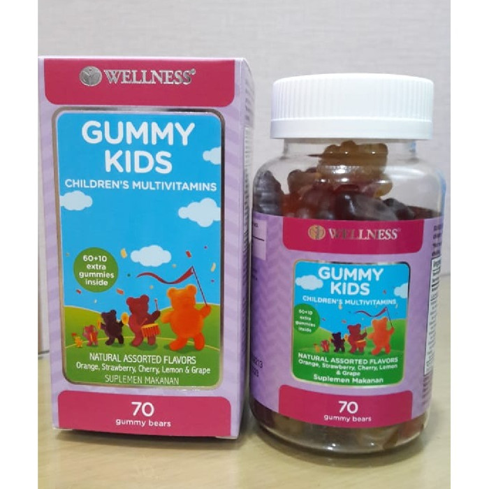 Jual Wellness Gummy Kids 70 gummy bears Children's Multivitamin