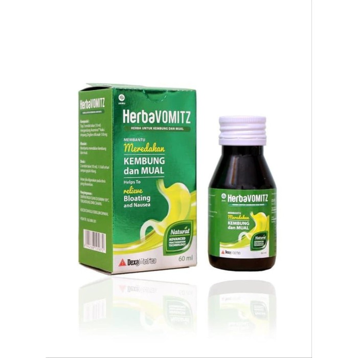 Jual Herbavomitz Herbal meredakan Kembung & Mual 60 ml ...