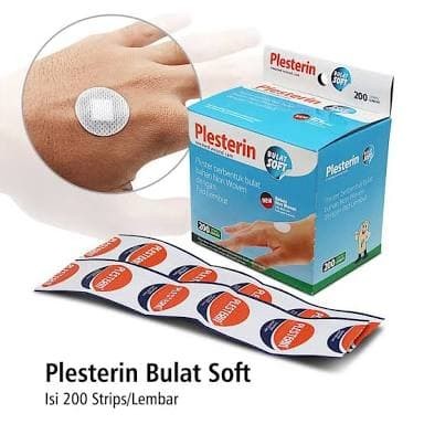 Foto Produk PLESTERIN Bulat Transparan Anti Air / Plester Bulat Transp Anti Air dari Tokita168