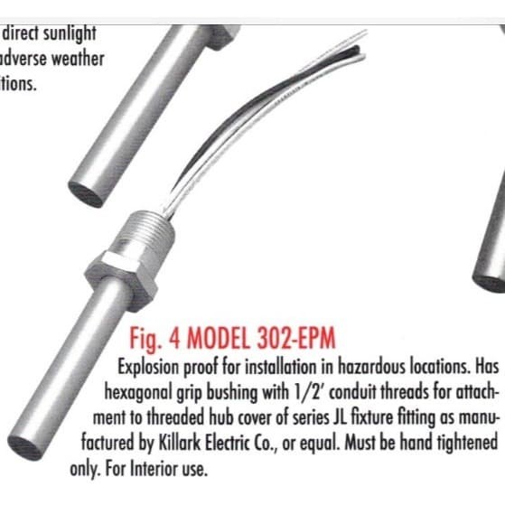 Jual Explosion proof Heat Detector Thermotech Model 302EPM135