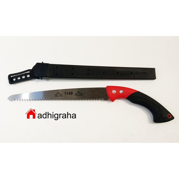 Jual gergaji dahan 12" schlieper 1148 gagang fiber sarung pruning saw