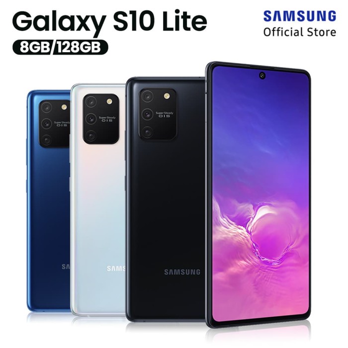 Spek Samsung S10 Lite Warna Biru