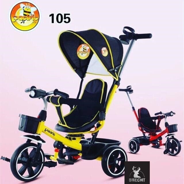 Jual Sepeda  Roda  Tiga  Anak Pacific  105 Stroller Headlight 