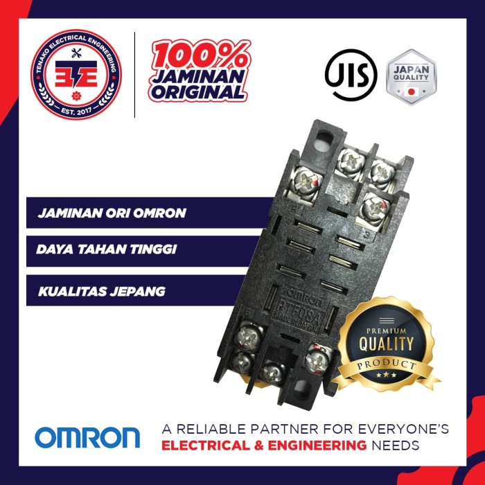 Jual Socket Relay Omron 8 Kaki PTF08A-E - Jakarta Barat