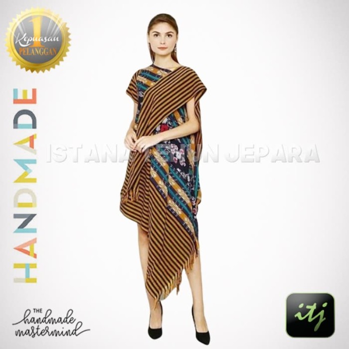 Jual DRESS BATIK PESTA - BAJU TENUN TROSO BLANGKET LURIK ...