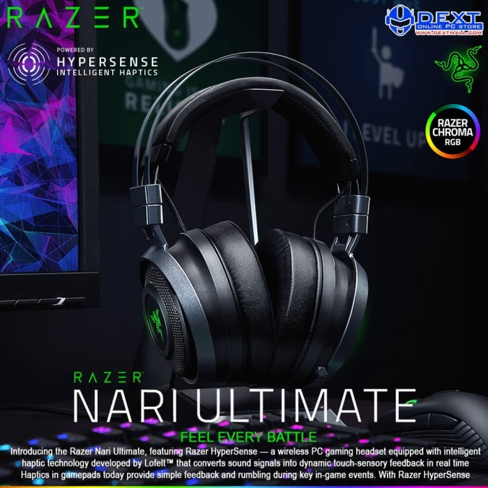 Jual Razer Nari Ultimate Wireless PC Gaming Headset